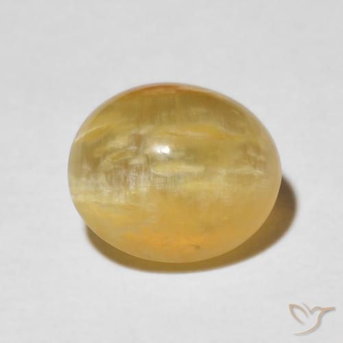 3.37ct Oval Cat's Eye Opal Gemstone | 10.6 x 9.1 mm | GemSelect