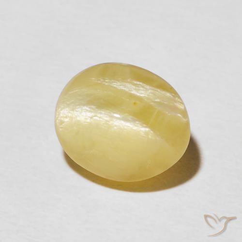 2.98ct Oval Cat's Eye Opal Gemstone | 10.2 x 8.5 mm | GemSelect