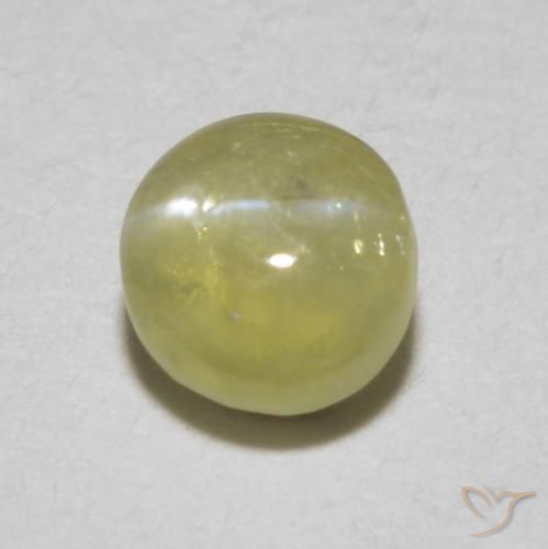 Natural Chrysoberyl Cat's Eye 1.40 Carat 6x4.30 MM good Oval Shape Cabochon Gemstone