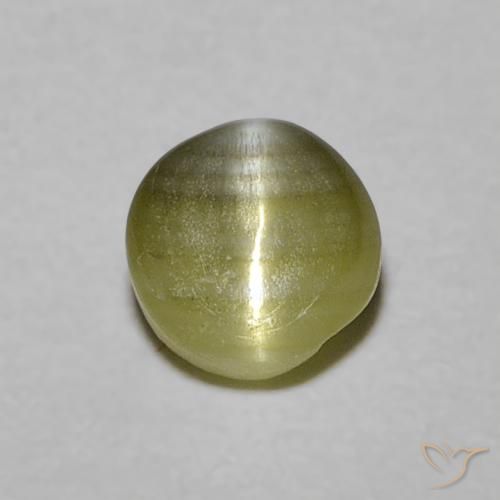 0,52 ct runder Chrysoberyll-Katzenauge-Edelstein, 4,3 mm