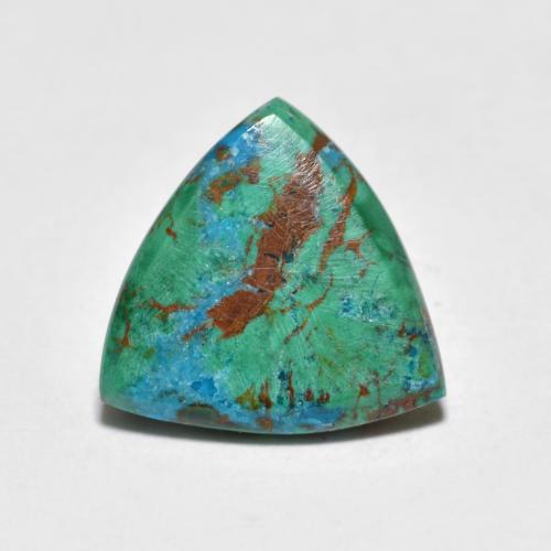 Multicolor Chrysocolla 2.6 Carat Trillion from Australia Gemstone