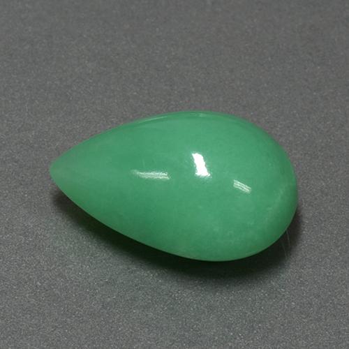 Green Chrysoprase 11.9ct Pear from Madagascar Gemstone