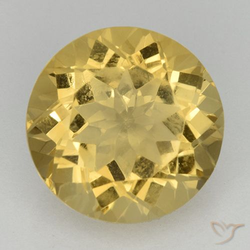 Echter facettierter Citrin,rund, deals gelb 14,74 mm 10,87 ct (Nr.751)