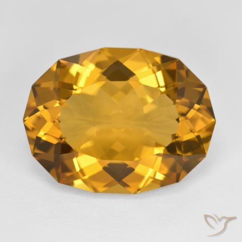 14.52 carat Yellow Citrine Gemstone | loose Citrine from Brazil ...