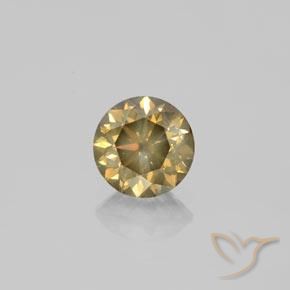 Gelb Diamant 1 6ct Rund Von Sudafrika Naturlicher And Untreated Edelstein