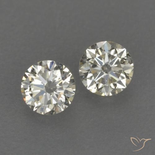 0.2ct White Diamond Gemstones | Diamond Cut | 3 mm | GemSelect