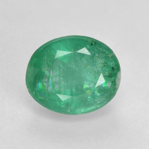 1.1ct Bright Green Emerald Gem from Colombia