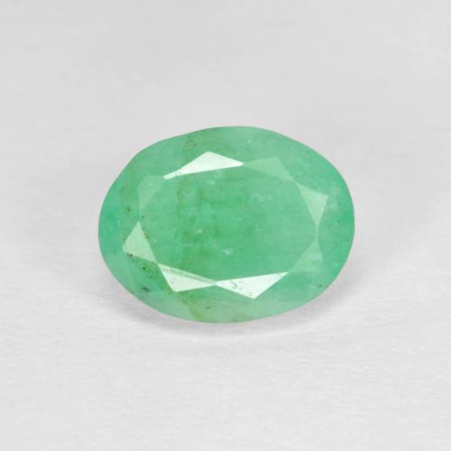 1.2ct Pistachio Green Emerald Gem from Colombia