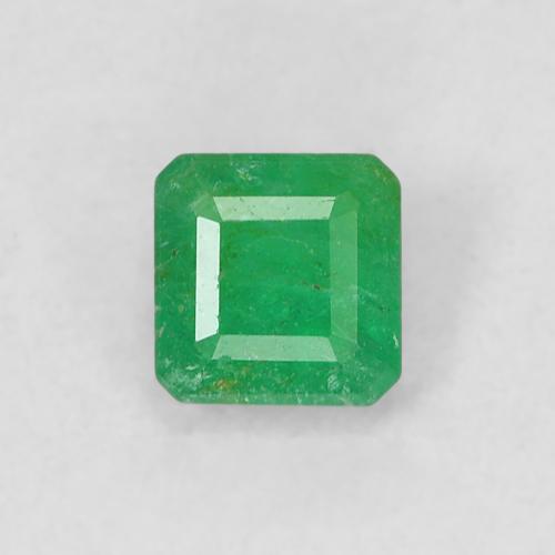 Loose 0.28 ct Octagon / Emerald Cut Green Emerald Gemstone for Sale, 3. ...