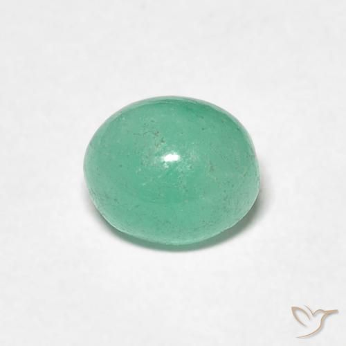 Bright order Green Oval Chrysoprase Gemstone 4.03CT