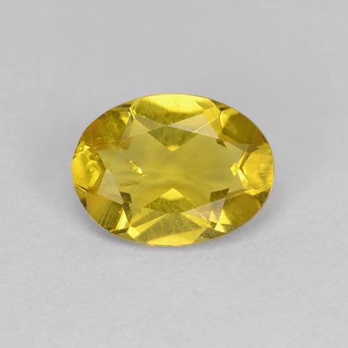 Loose 1.05 ct Oval Yellow Golden Beryl Gemstone for Sale, 8 x 6 mm ...