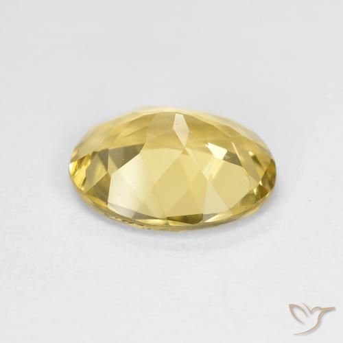 1.99 carat Oval Golden Beryl Gemstone for Sale | loose Certified Golden ...