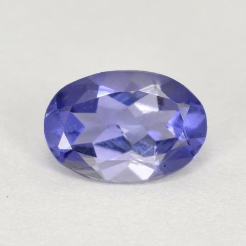 0.4 Carat Intense Violet Blue Iolite Gem from Madagascar