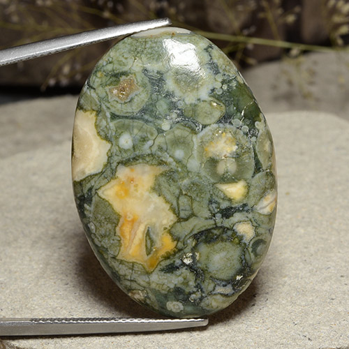 26.3ct Multicolor Jasper Gem from Indonesia