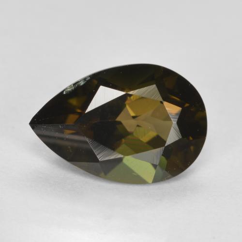 1.2 carat Pear 8.4x5.7 mm Brown Kornerupine Gemstone