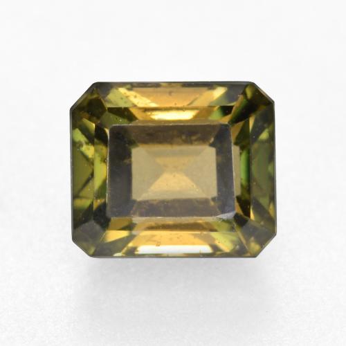 0.7ct Greenish Golden Brown Kornerupine Gem from Sri Lanka