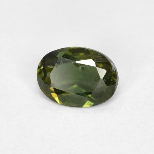 0.5ct Deep Green Kornerupine Gem from Sri Lanka