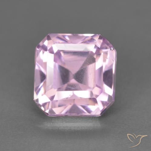 5.87 carat Purple Kunzite Gemstone for Sale | Emerald-Cut loose Kunzite ...