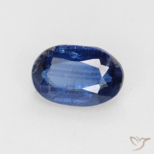 0.64 ct Blue Kyanite, 6.5 x 4.2 mm Oval Cut From Nepal