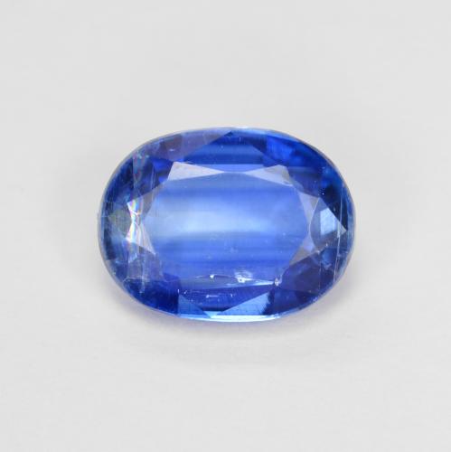 Bleu azur profond Disthène gemme - 1.6ct Ovale facette (ID: 588579)