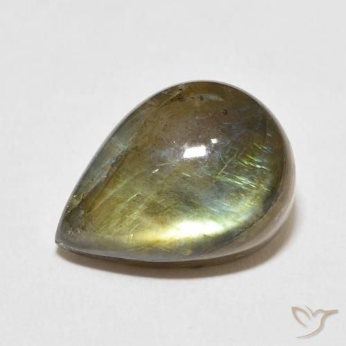 Pear Cabochon pair 2 stones good size 18x13 mm