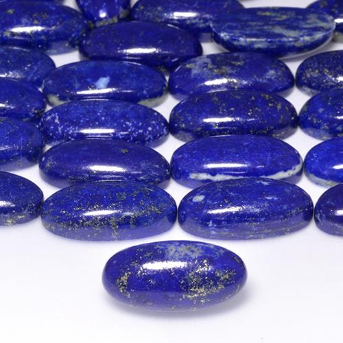 1 Pc Ctw Oval Cabochon Navy Blue Lapis Lazuli