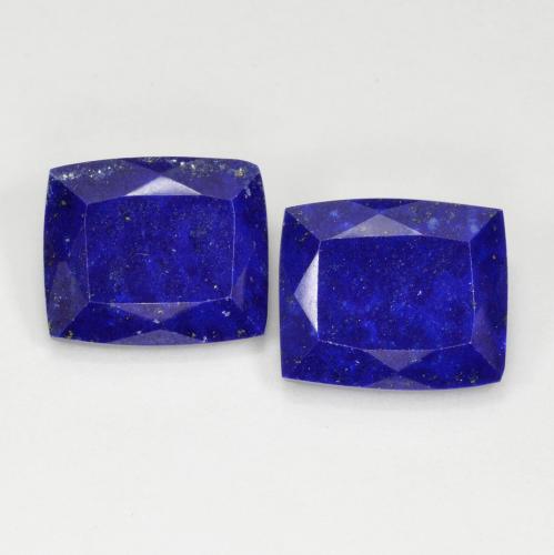 Intense Navy Blue Lapis Lazuli Gem - 5.6ct Cushion-Cut (ID: 623105)