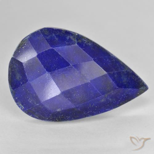 20.83 carat Pear Shape Lapis Lazuli Gemstone loose Certified