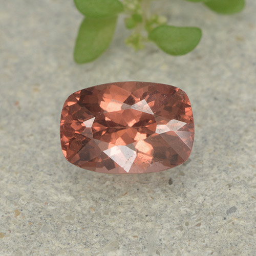 072ct Cushion Bright Pink Malaya Garnet From Tanzania Dimension 6 X 4