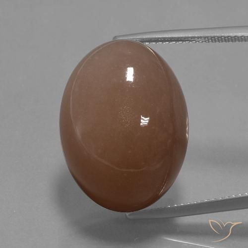 32.77 carat Brown Moonstone Gemstone for Sale | Oval loose Moonstone ...