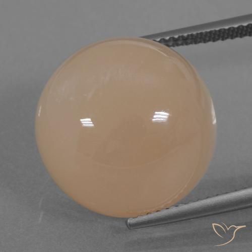 19.74 carat Orange Moonstone Gemstone for Sale | Round loose Moonstone ...