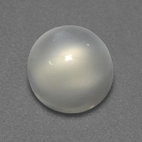 Loose 1.93 ct Round White Moonstone Gemstone for Sale, 7 mm | GemSelect