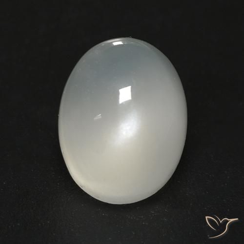 2.24 carat White Moonstone Gemstone for Sale | Oval loose Moonstone ...