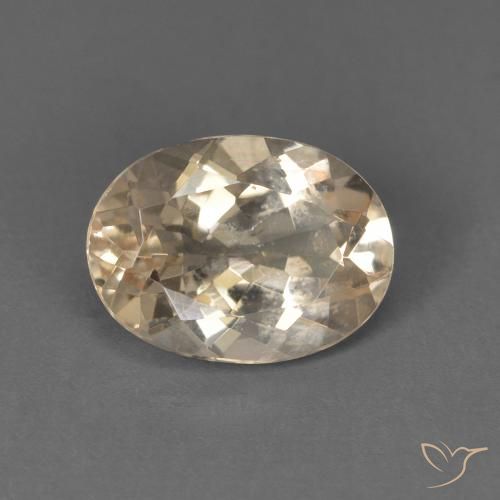 1.17 carat Orange Morganite Gemstone | Oval loose Morganite from ...