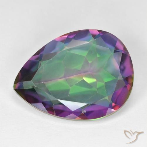 4.23ct Oval Cut Mystic Quartz Gemstone | 12.1 x 10.2 mm | GemSelect