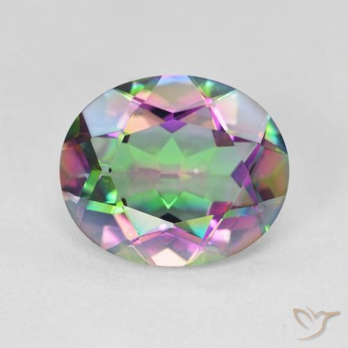 Deals 52 Carat Natural Mystic Rainbow Quartz Round Cut Rainbow Certified Gemstone