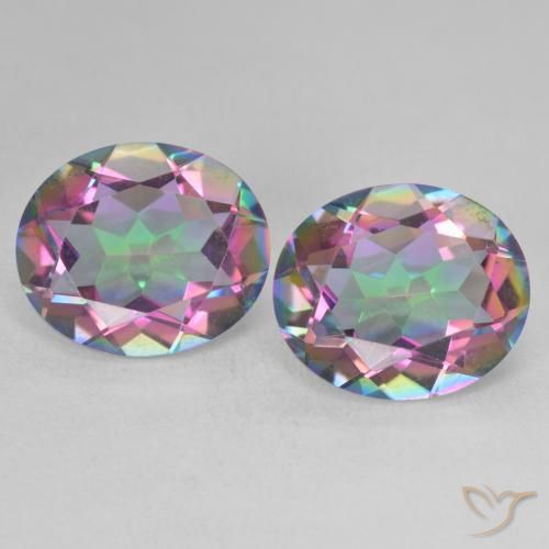 10.97 carat Oval Cut Mystic Quartz | loose Certified Gemstones from ...