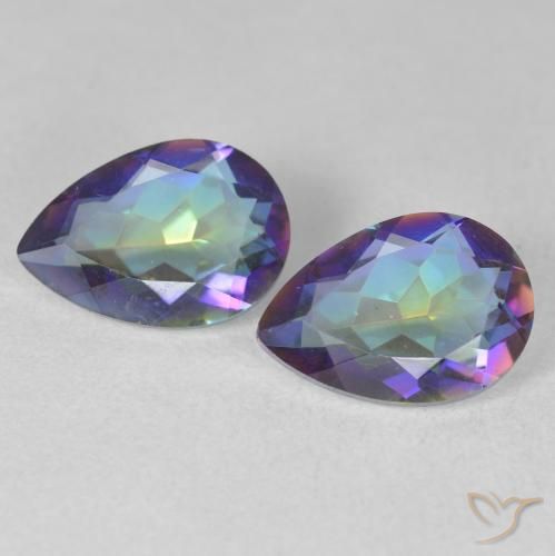 43.4 high quality Carat Natural Mystic Rainbow Quartz Cushion Cut Rainbow Certified Gemstone