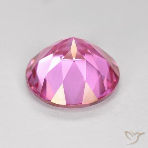 4.05 ct Pink Mystic Topaz, 9.9 mm Round Cut From Brazil