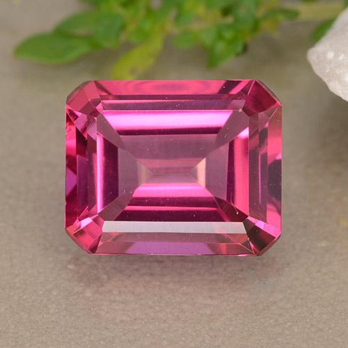 3.9ct Dark Pink Mystic Topaz Gem from Brazil