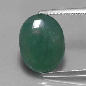 4.6 Carat Green Omphacite Jade Gem from Cambodia Natural and Untreated