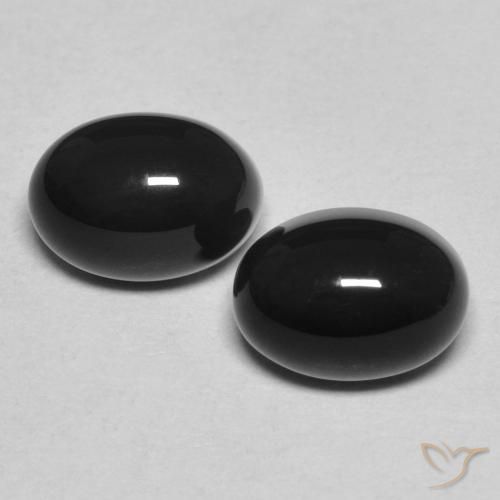 2.38 carat Oval Onyx Gemstones for Sale | loose Certified Onyx 