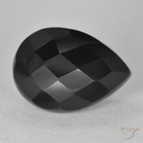 8.92 carat Pear Shape Onyx Gemstone for Sale | loose Certified 