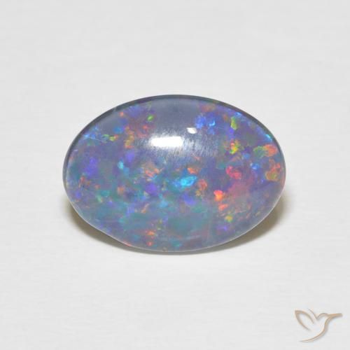 Oval Multicolor Opal high quality Doublet Gem