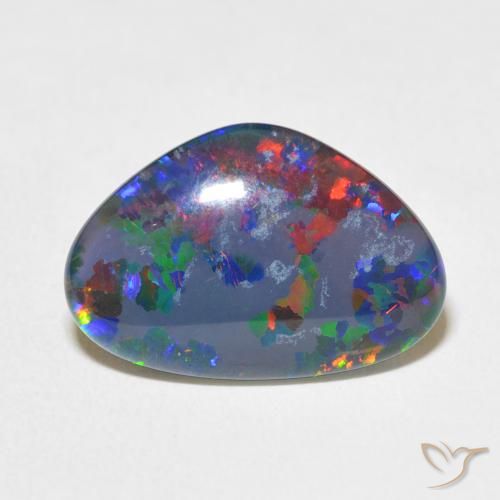 2.Piece Australian Doublet Opal Natural Loose Cabochon Fancy Shape Size: 5x17 To 11x12 MM Approx Top Quality online Wholesale Price T09