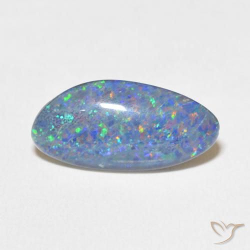 2.Piece Australian Doublet Opal Natural Loose Cabochon Fancy Shape Size: 5x17 To 11x12 MM Approx Top Quality online Wholesale Price T09