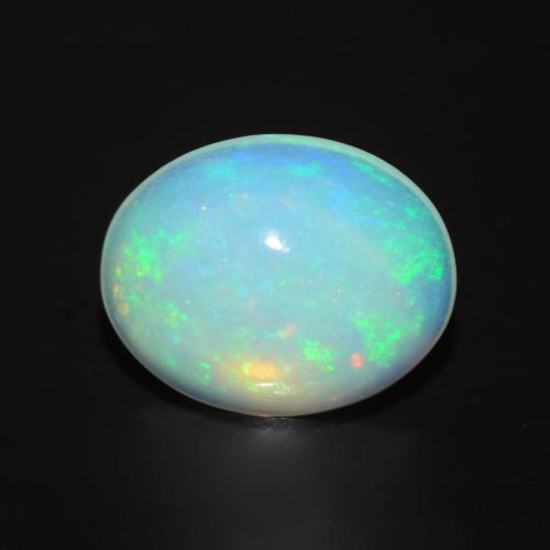 1.1 Carat Multicolor Opal Gem from Australia