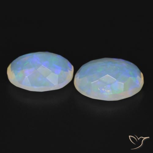 3,16 Karat Weiße Opal-Edelsteine | Oval Loser Opal Aus Australien ...