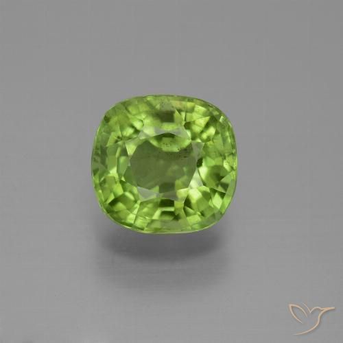 Loose Peridot 2.59ct Lively Green Peridot Gemstone for Sale, Certified ...