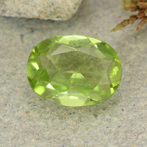 Natural Peridot Loose Certified Green store Gemstone